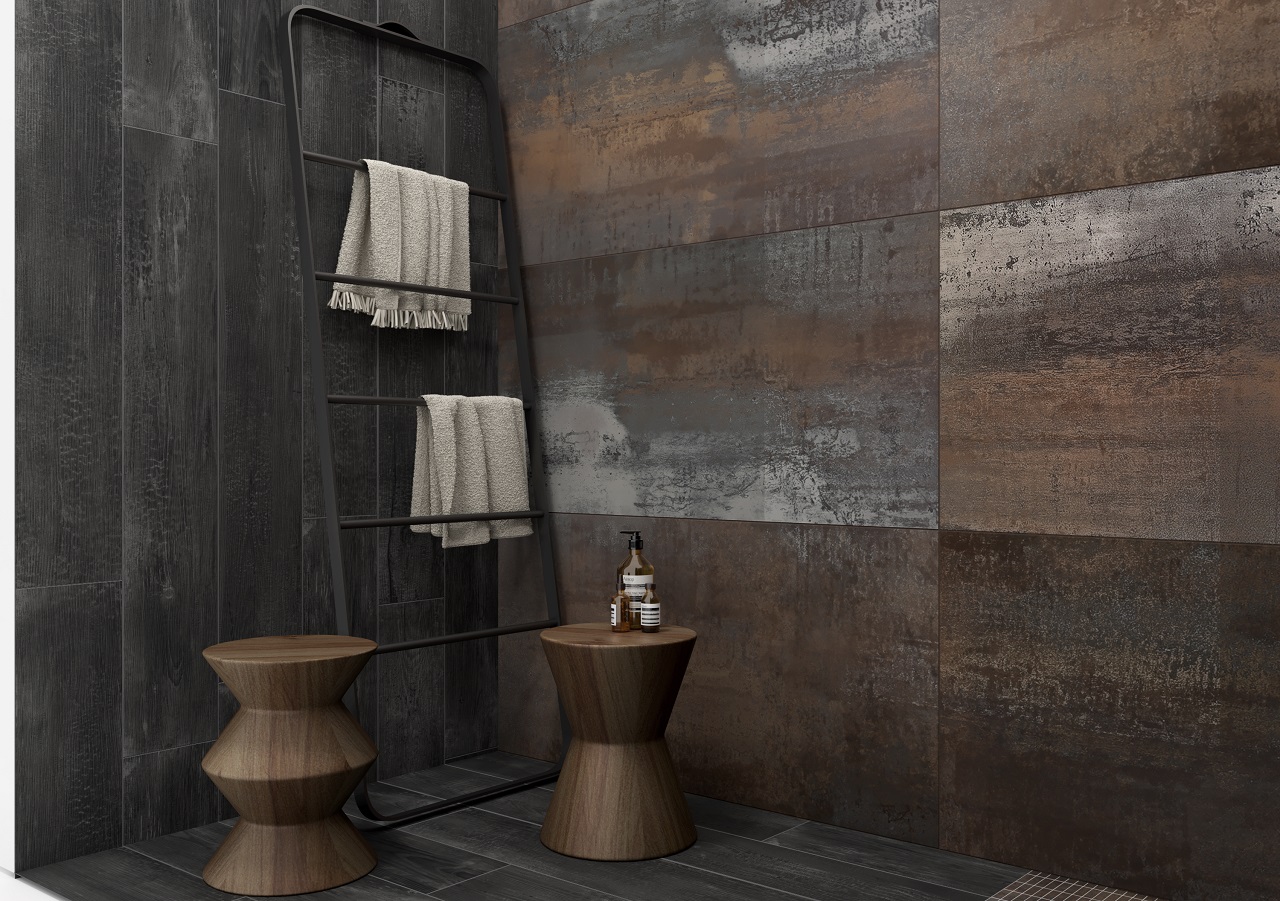 CERAM METAL CORTEN A  60x60x0.95 CM